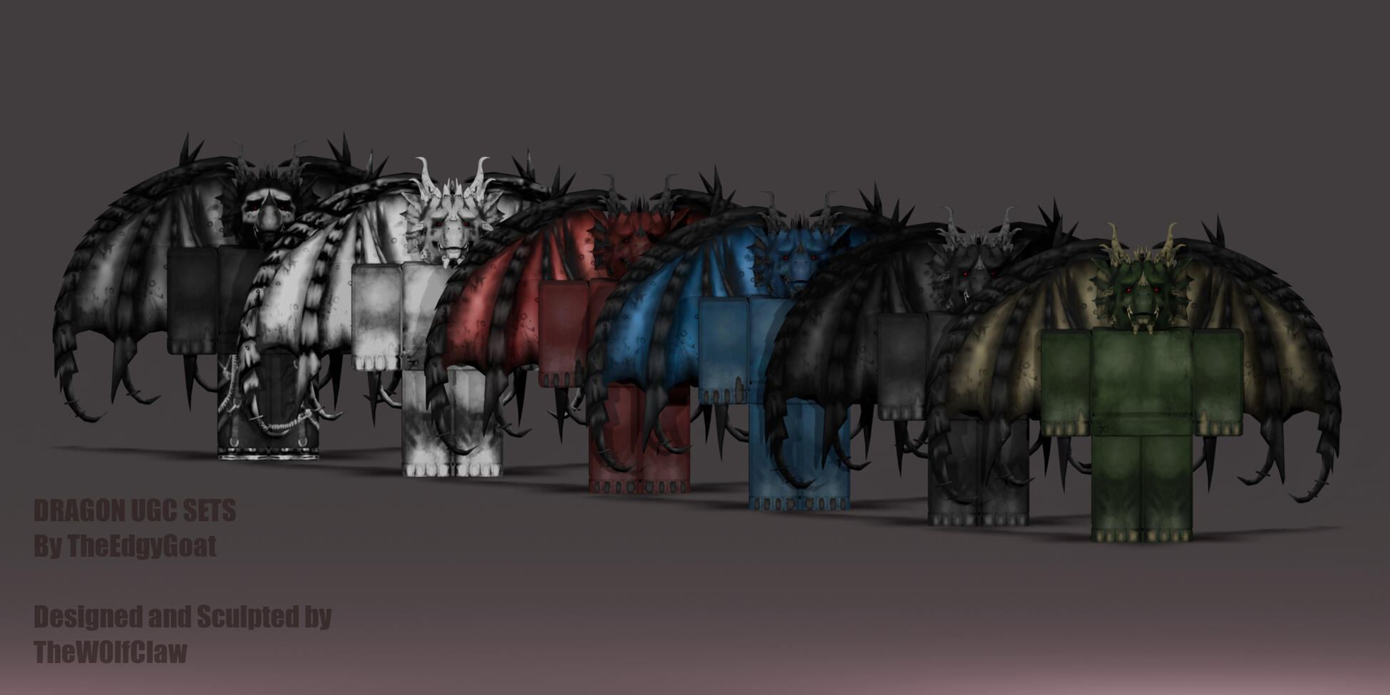 Roblox Dragon UGC Set