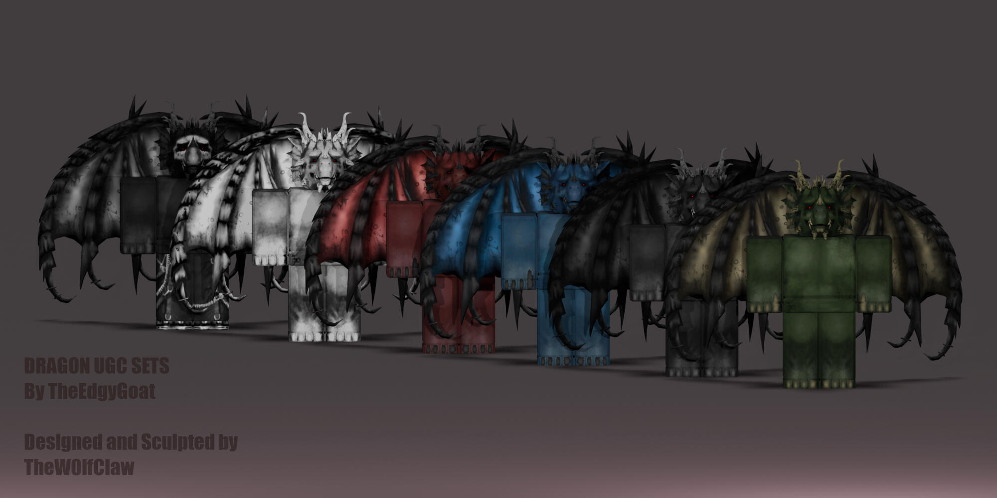 Roblox Dragon UGC Set Roblox Dragon UGC Set